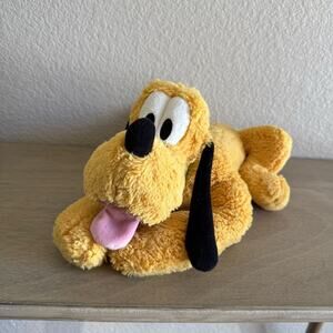 Disney Store Pluto‎ Plush Laying Down